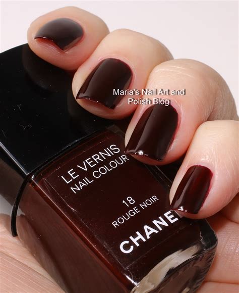 vernis rouge noir chanel|chanel rouge noir nail polish.